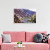 Petite Creuse, zonlicht van Claude Monet Canvas Afdruk (Insitu (Woonkamer))
