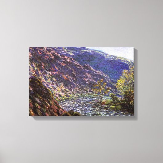 Petite Creuse, zonlicht van Claude Monet Canvas Afdruk (Voorkant)
