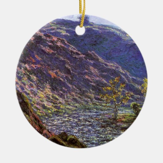 Petite Creuse, zonlicht van Claude Monet Keramisch Ornament (Voorkant)