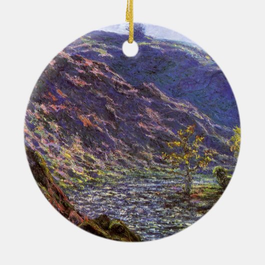 Petite Creuse, zonlicht van Claude Monet Keramisch Ornament (Achterkant)