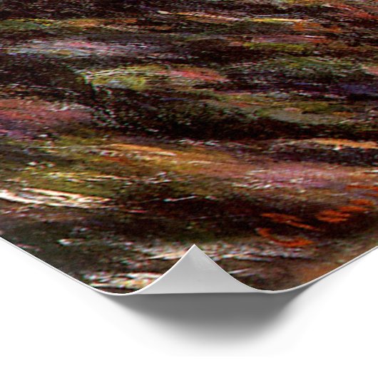 Petite Creuse, zonlicht van Claude Monet Poster (Hoek)