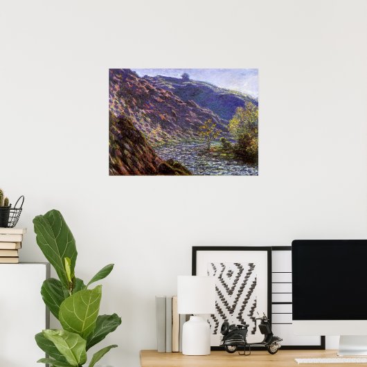 Petite Creuse, zonlicht van Claude Monet Poster (Thuiskantoor)