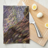 Petite Creuse, zonlicht van Claude Monet Theedoek (Quarter Fold)