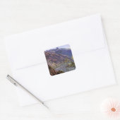 Petite Creuse, zonlicht van Claude Monet Vierkante Sticker (Envelop)