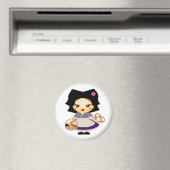 Petite fille alsacienne magneet (Insitu (Vaatwasser))