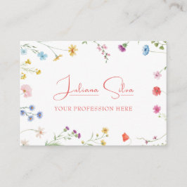 Petite Floral Patroon met QR Visitekaartje