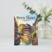 Petite France Frankrijk Briefkaart (Staand voorkant)