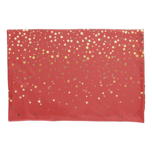 Petite Golden Stars Kussensloop (Voorkant)