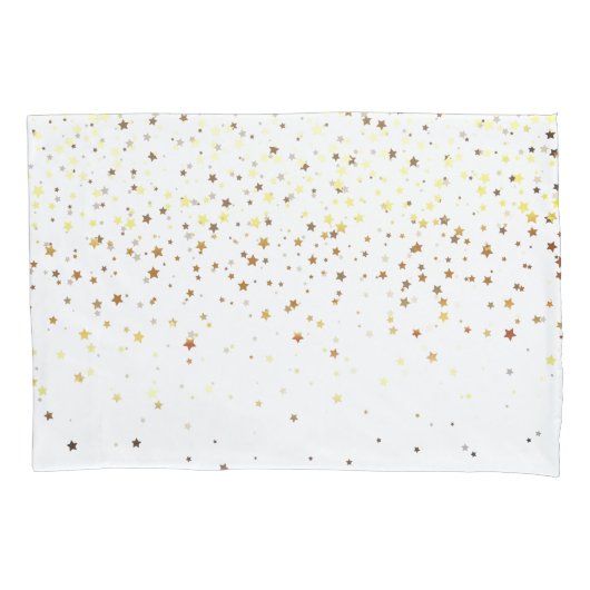 Petite Golden Stars Kussensloop (Voorkant)