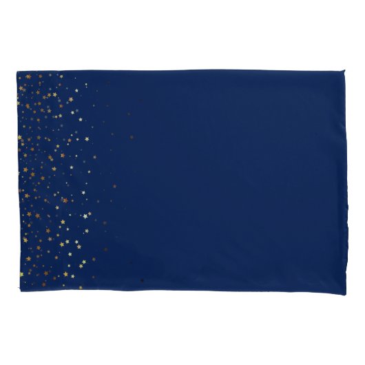 Petite Golden Stars Kussensloop (Voorkant)