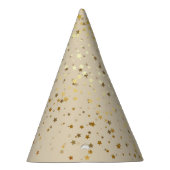 Petite Golden Stars Party - Pet-Beige Feesthoedjes (Rechts)