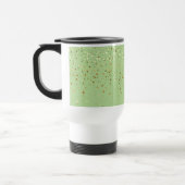 Petite Golden Stars Travel Coffee Mug-Apple Green Reisbeker (Links)