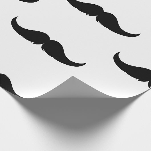 Petite Handlebar Mustache Cadeaupapier (Hoek)
