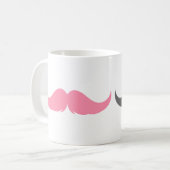  Petite Handlebar Mustache Koffiemok (Voorkant links)