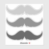  Petite Handlebar Mustache Sticker (Vel)