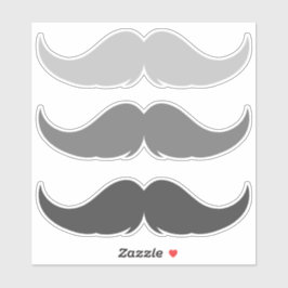  Petite Handlebar Mustache Sticker