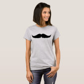  Petite Handlebar Mustache T-shirt (Voorkant volledig)