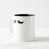 Petite Handlebar Tweekleurige Koffiemok (Voorkant links)