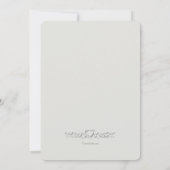 Petite Heart Memorial Photo Card Aankondiging (Achterkant)