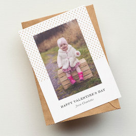 Petite Hearts Foto Valentijn Notitiekaartje