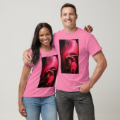 Petite Jamilla roze dubbele roze T-shirt (Unisex)
