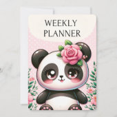 Petite Panda's Weekly Blossom Planner (Voorkant)