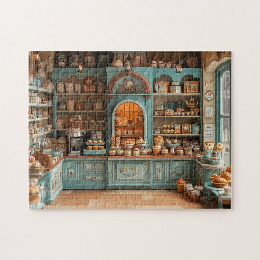 Petite Pastry Pantry Whimsical Kitchen Legpuzzel (Horizontaal)