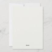 Petite Pea in A Pod - Geboorte Mededelingen Feestdagenkaart (Achterkant)