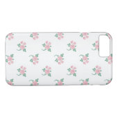 Petite Pink Roses Floral Pattern Case-Mate iPhone Case (Achterkant (Horizontaal))