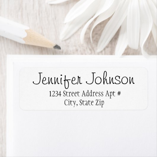 Petite Return Address Envelope Labels (Insitu)