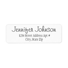 Petite Return Address Envelope Labels