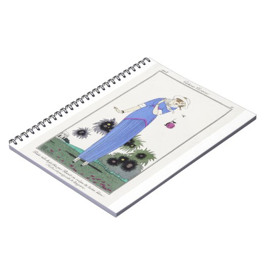 Petite robe de jardin van Charles Martin Notitieboek (Linkerzijde)