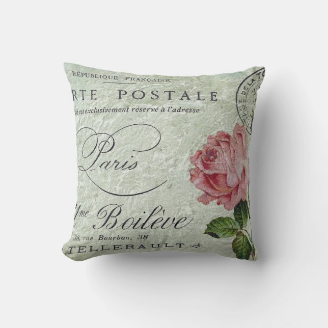 Petite Roos Confection Kussen (Voorkant)