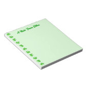 Petite Shamrocks Notitieblok (Schuin)