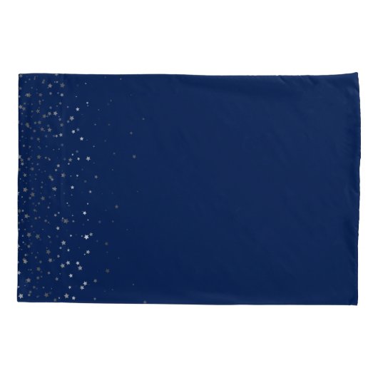 Petite Silver-Stars Kussensloop (Achterkant)