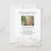 Petite Wildbloemen Life Celebration fotokaart Kaart (Voorkant)