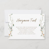 Petite Wildflower Honeymoon Fund kaart (Voorkant)