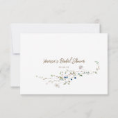 Petite Wildflower Honeymoon Fund kaart (Achterkant)