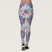 Petites fleurs bleues leggings (Achterkant)