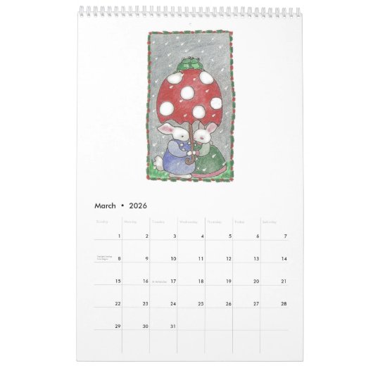 Petitpaintdraw 2026 Kalender (Mar 2026)