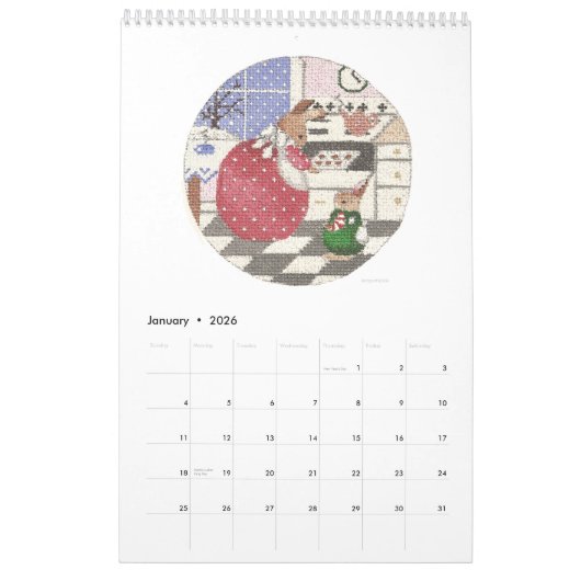 Petitpaintdraw 2026 Kalender (Jan 2026)