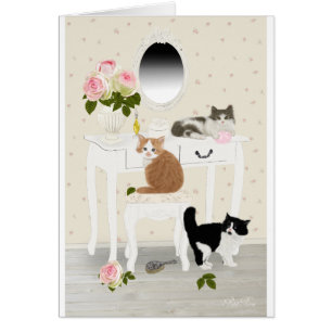 PetitRose "Kittens Beauty Salon", Briefkaart