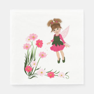 PetitRose "Little Flower Fairy" , Papieren servett Servetten