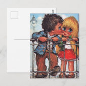 Petits Poulbots à Paris Briefkaart (Voorkant / Achterkant)