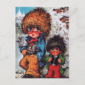 Petits Poulbots journaux Briefkaart (Voorkant)