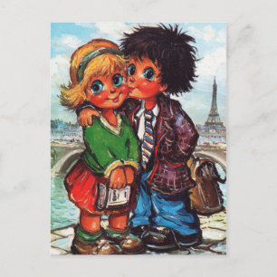 Petits Poulbots quai de Seine Briefkaart