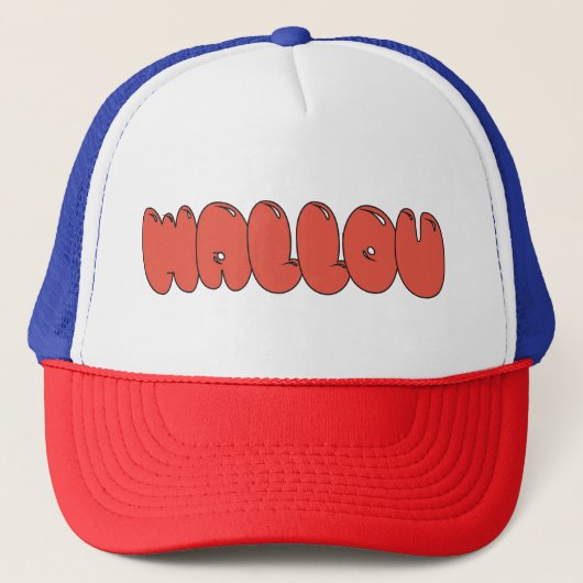 petje wallou trucker pet (Voorkant)