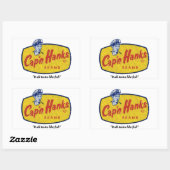 Pet'n merk rechthoekige sticker (Vel)