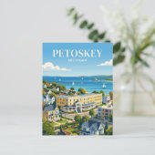 Petoskey Michigan Briefkaart (Staand voorkant)
