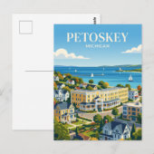 Petoskey Michigan Briefkaart (Voorkant / Achterkant)
